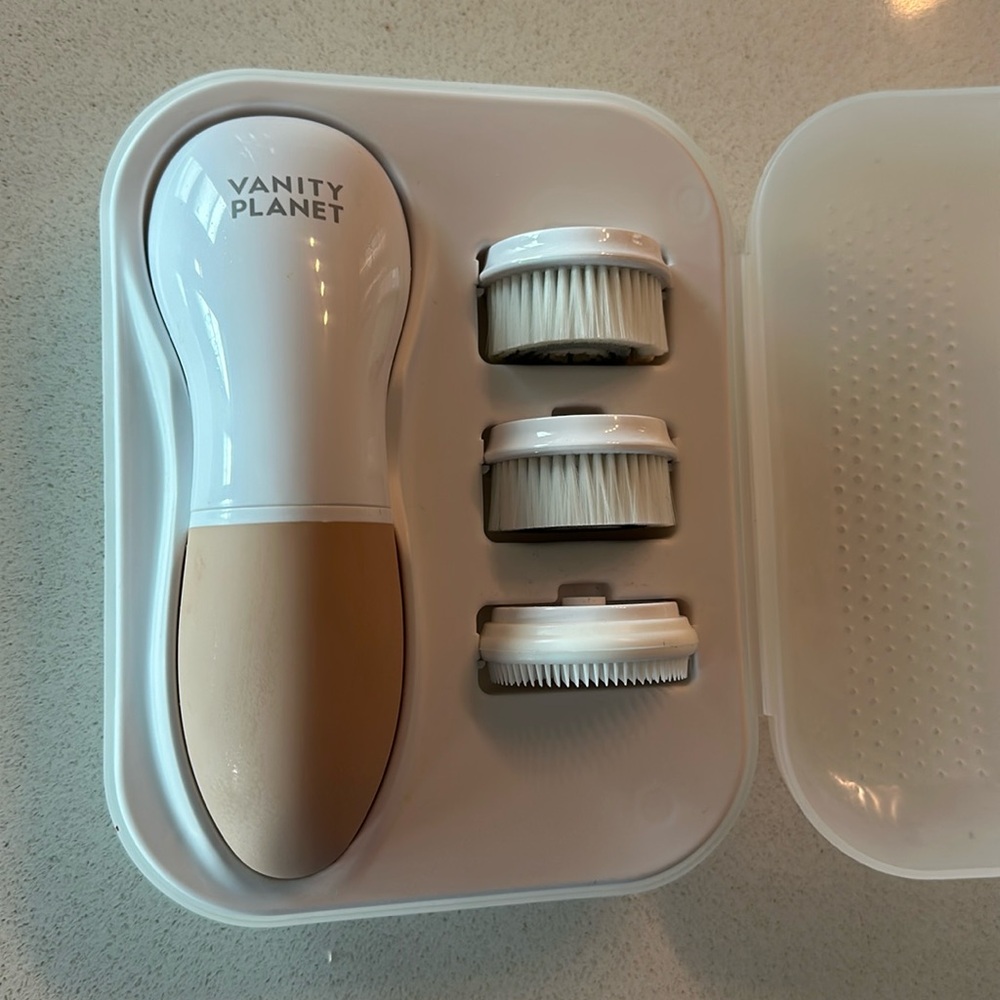 Vanity planet electric face brushes exfoliators